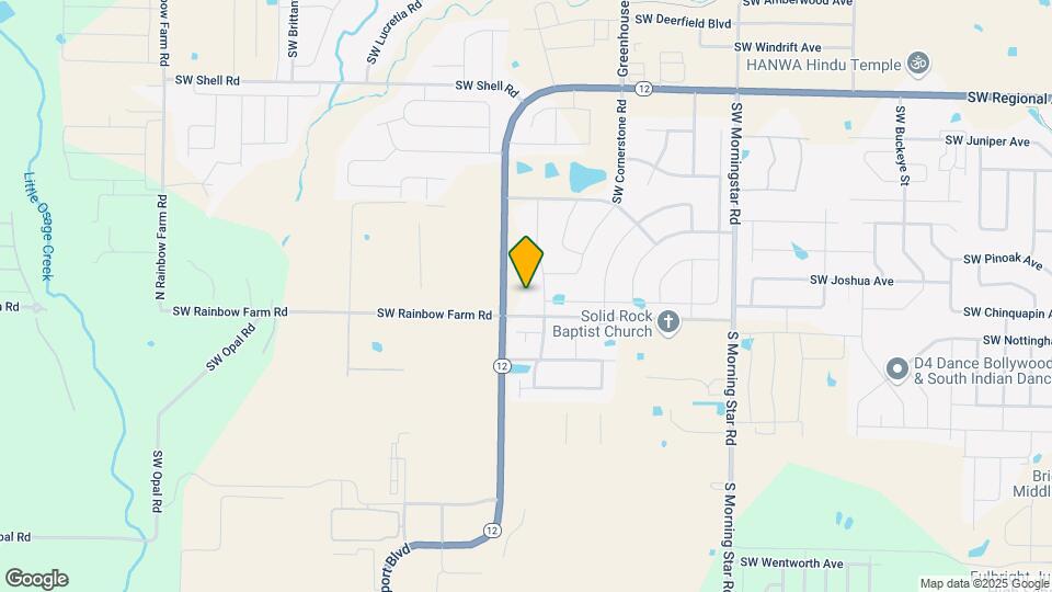4855 SW Regional Airport Blvd Mapa y Detalles de la Ubicación