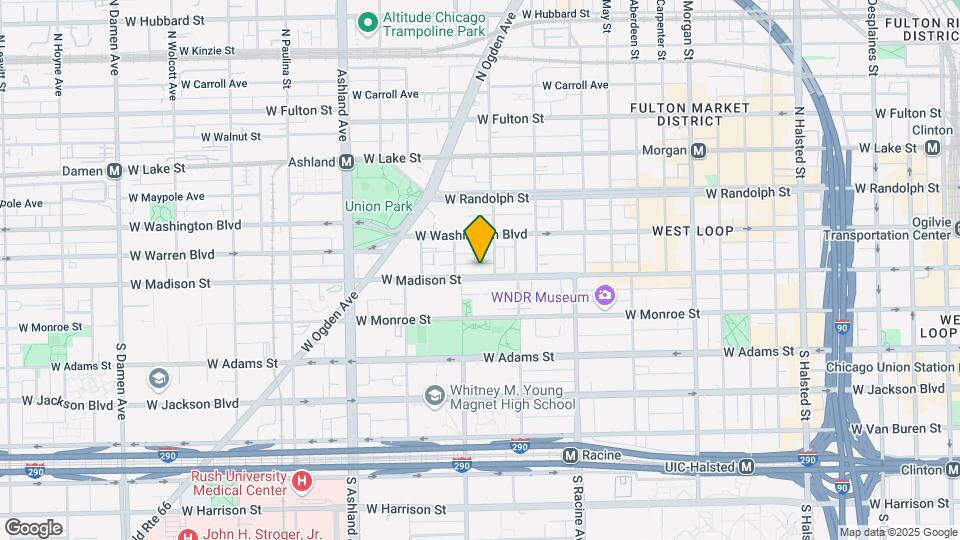 1338 W Madison St, Unit 2E Map and Location Details