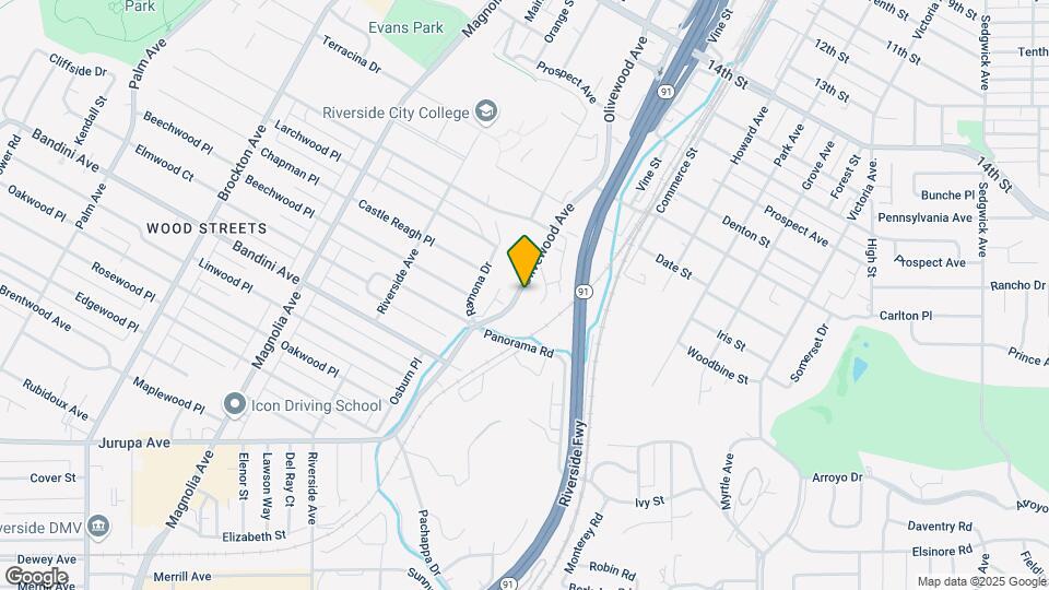 5464 Olivewood Ave Map and Location Details