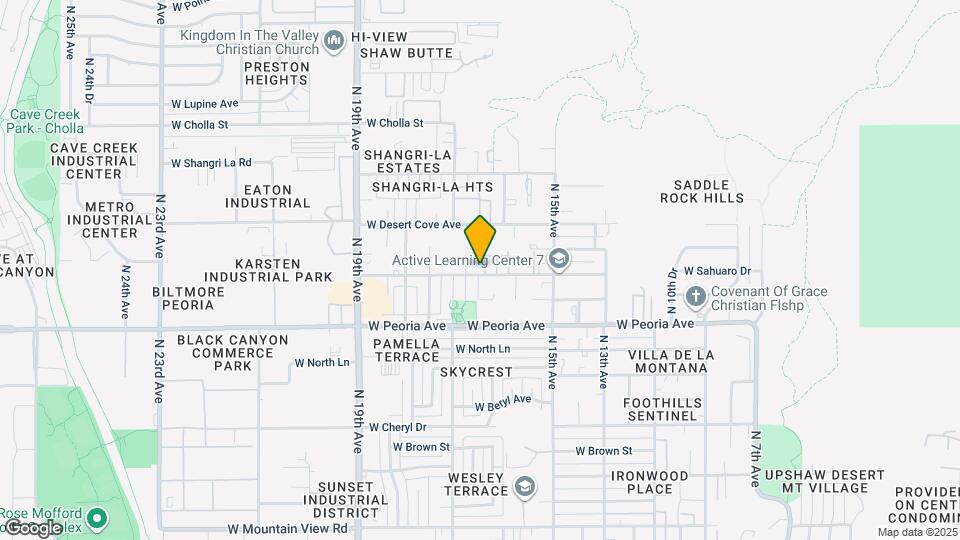 10802 N 16th Ave Map and Location Details