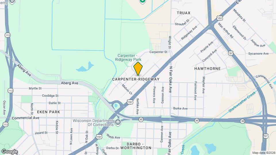 3238 Ridgeway Ave Map and Location Details