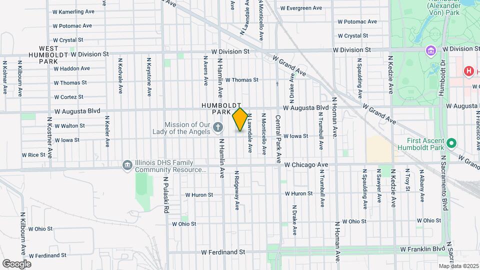 901-903 N. Ridgeway Multi-Unit Map and Location Details