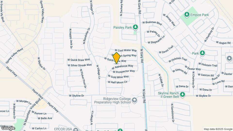 1906 W Appaloosa Way Map and Location Details