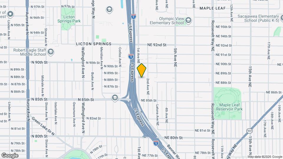 8806 1st Ave NE Map and Location Details