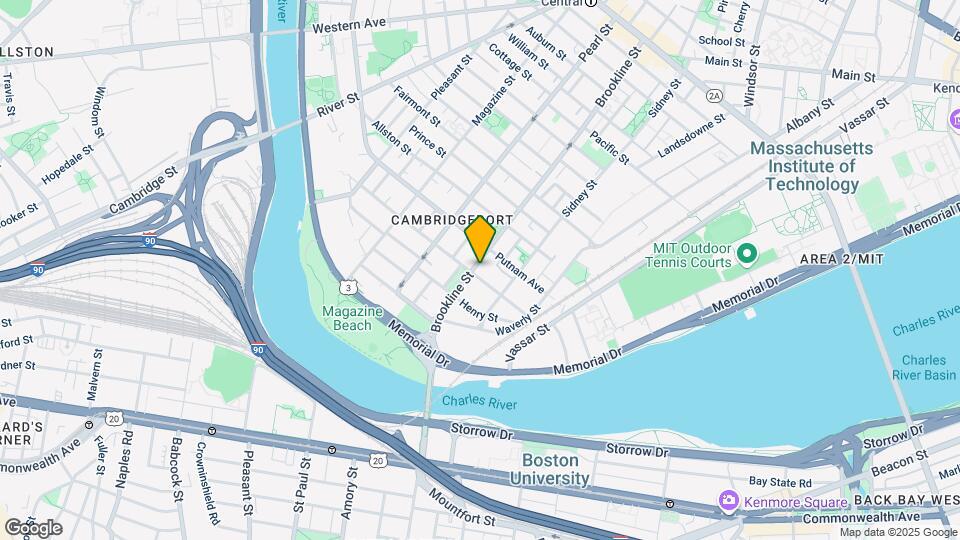 296 Brookline St, Unit 296 Map and Location Details