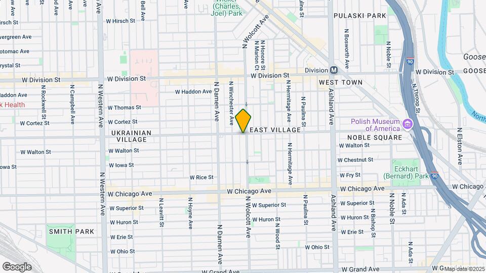 956 N Wolcott Ave Mapa y Detalles de la Ubicación