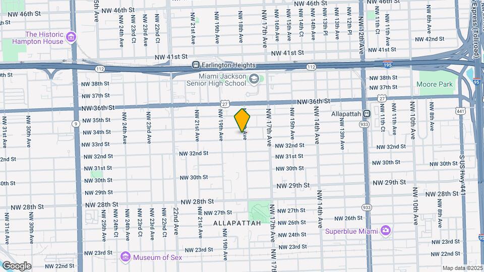 1807 NW 33rd St Map and Location Details