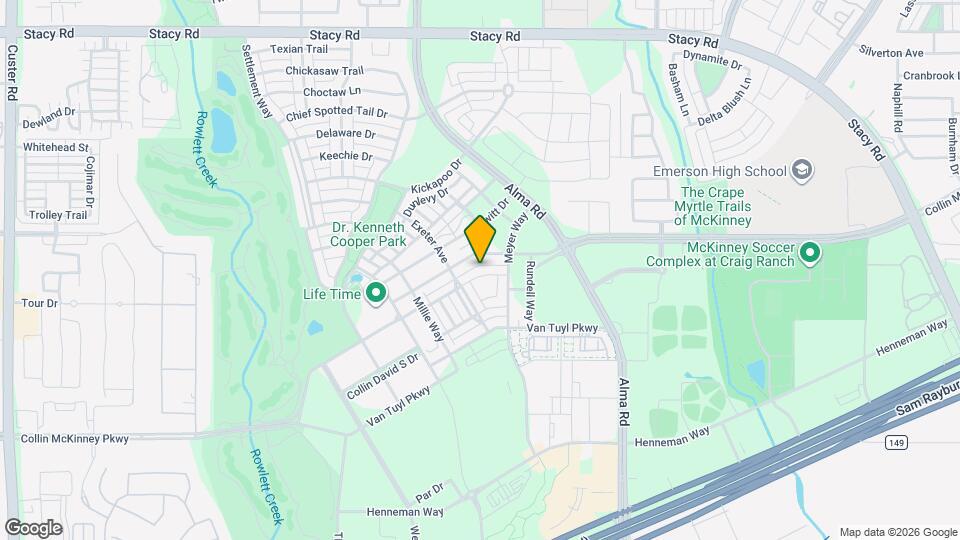 7240 San Saba Dr Map and Location Details