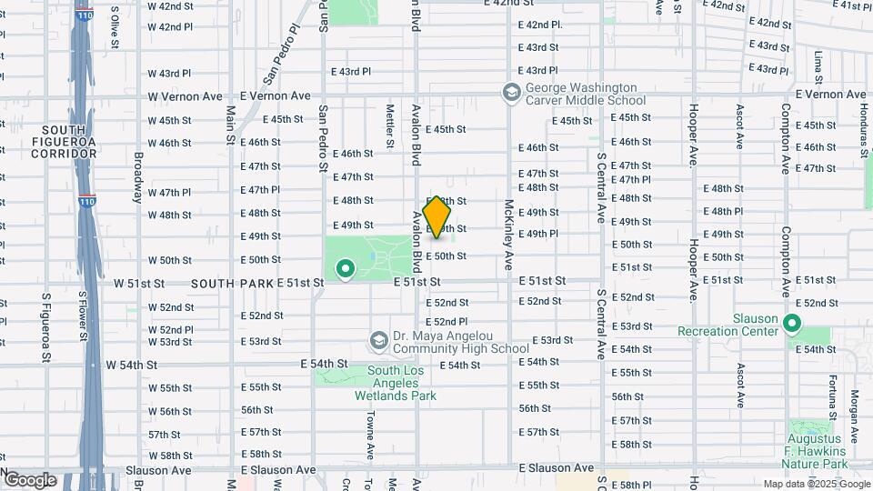 625 E 50th St Map and Location Details