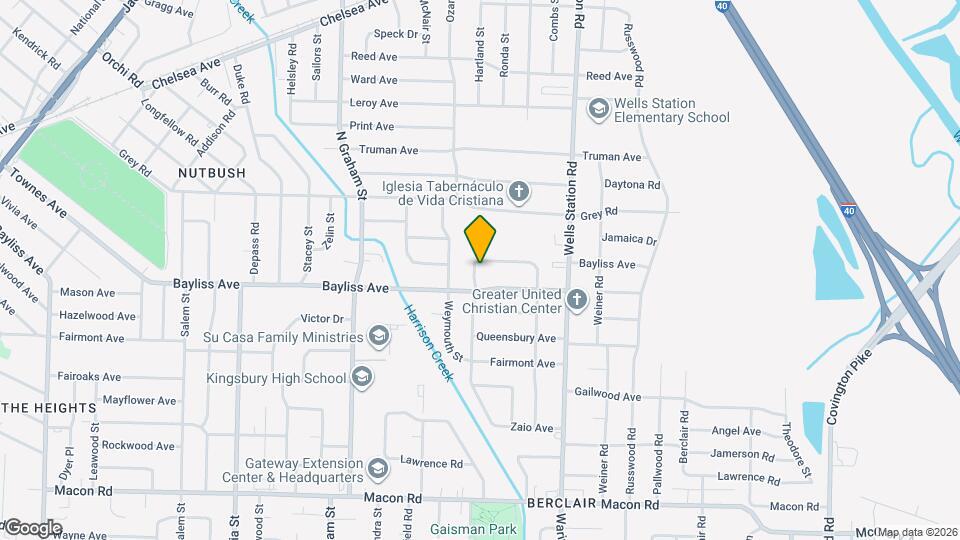 1414 Gherald St Map and Location Details