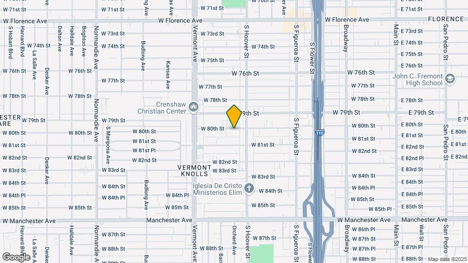 826 W 80th St Map and Location Details