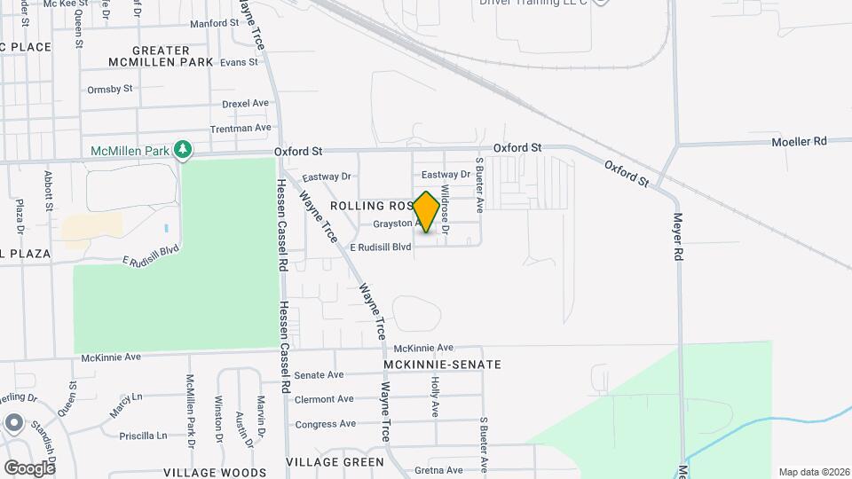 3805 E Rudisill Blvd Map and Location Details