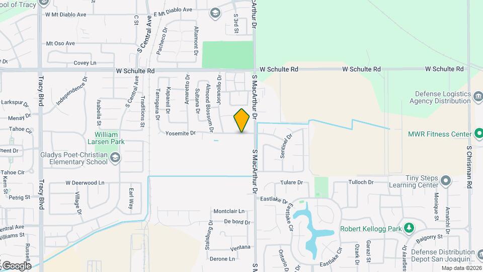 512 Yosemite Dr Map and Location Details