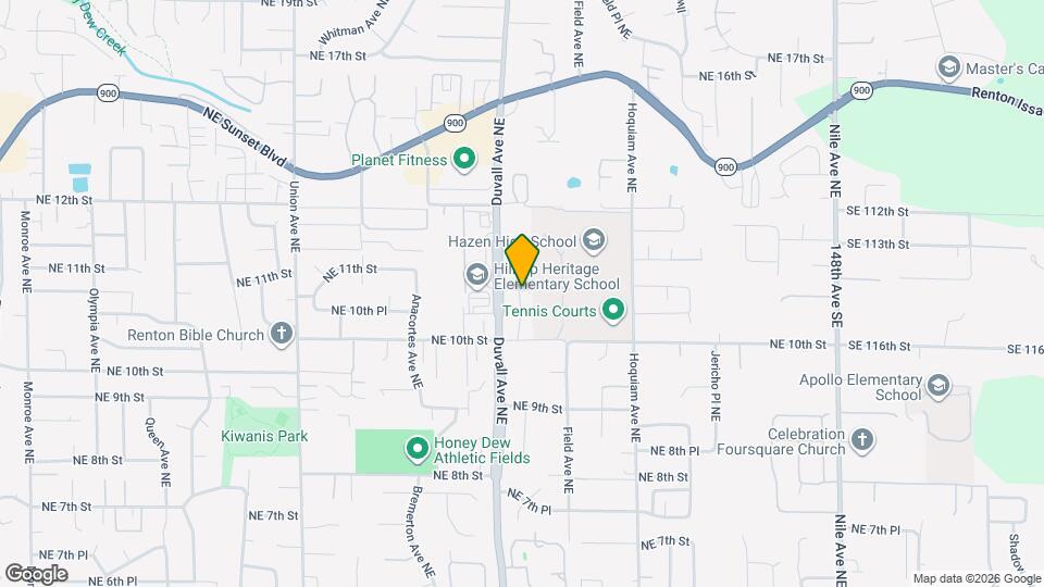 1042 Duvall Place Northeast Map and Location Details