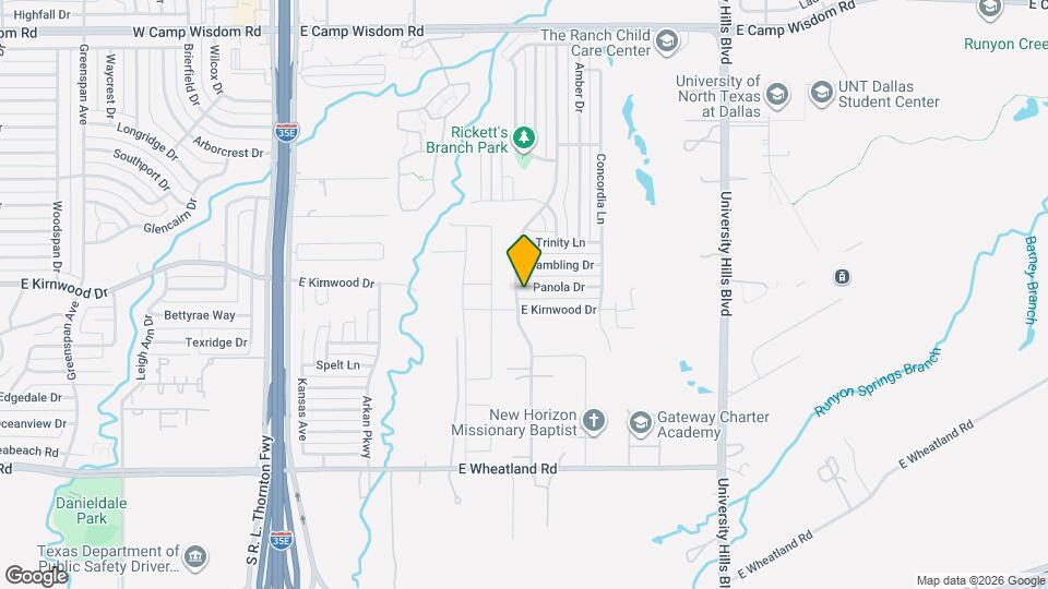 704 Panola Dr Map and Location Details