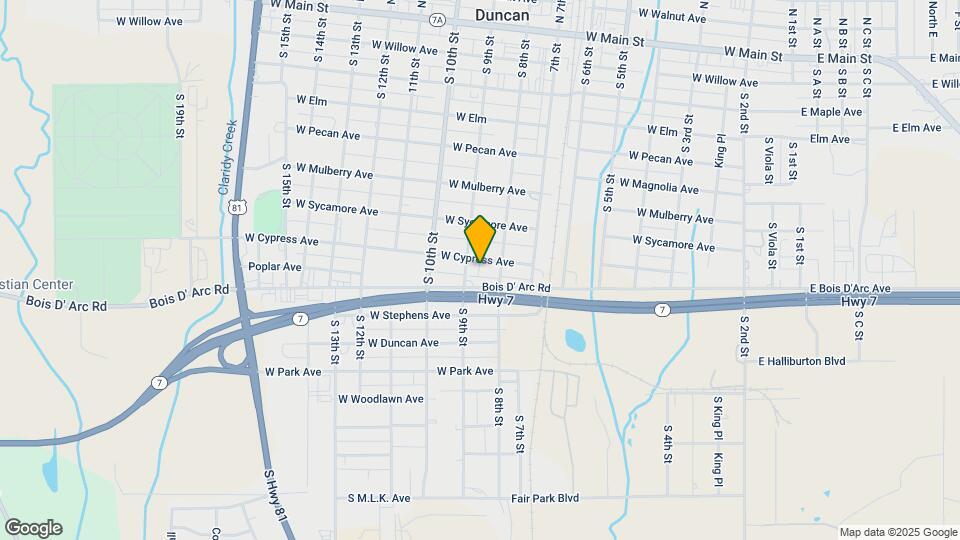 808 W Cypress Ave Mapa y Detalles de la Ubicación