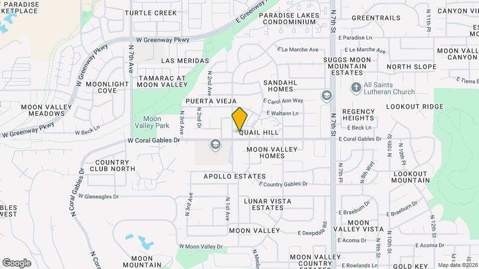 33 E Beck Ln Map and Location Details
