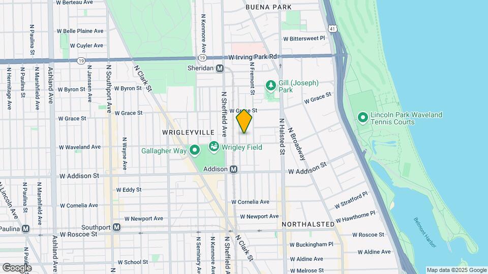 3709 N Wilton Ave Map and Location Details