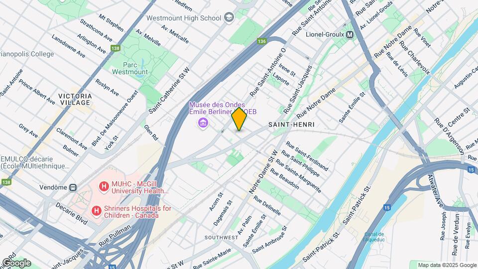 725 Sainte-Marguerite Rue Map and Location Details