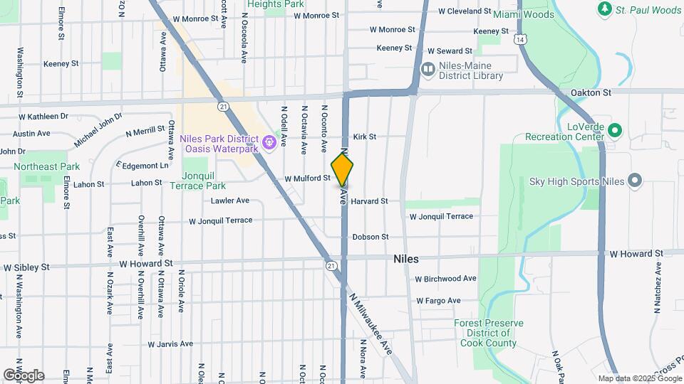 7740 N Harlem Ave Map and Location Details