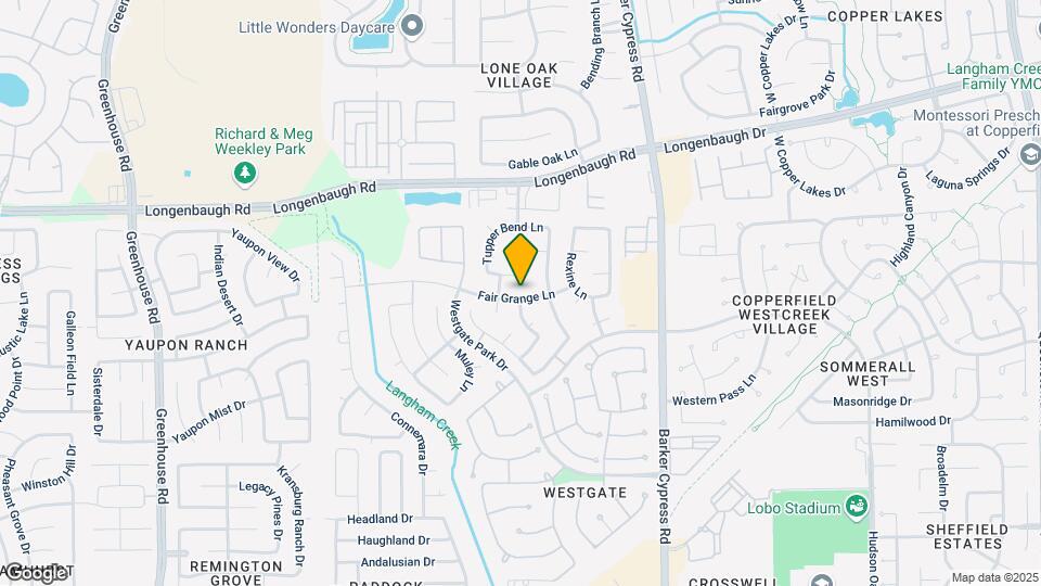 18226 Fair Grange Ln Map and Location Details