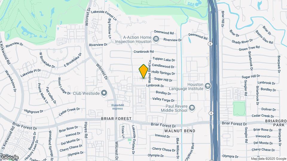 10811 Sugar Hill Dr Map and Location Details