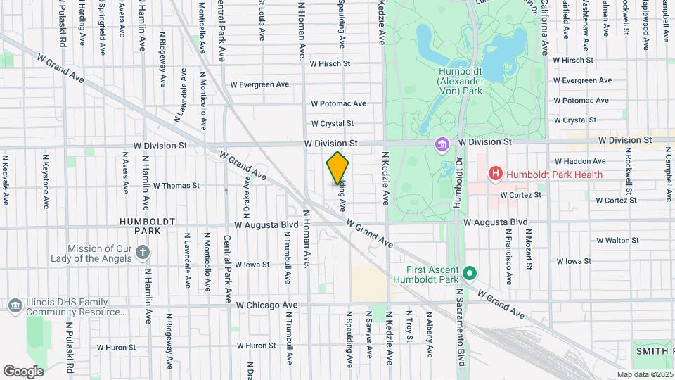 1048 N Spaulding Ave Mapa y Detalles de la Ubicación
