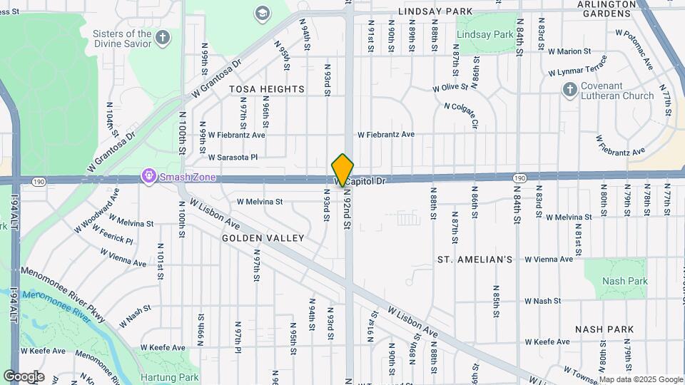 3957 N 92nd St Map and Location Details