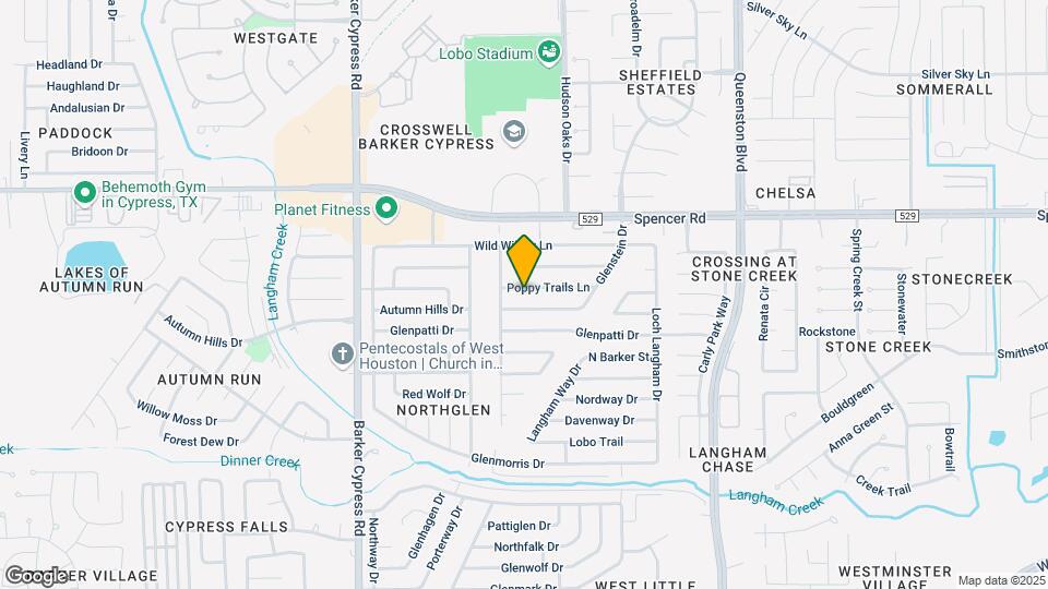 17611 Poppy Trails Ln Map and Location Details