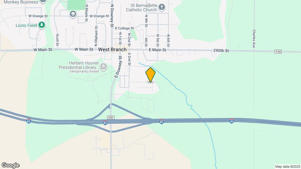 320 S 4th St, Unit West Branch Mapa y Detalles de la Ubicación