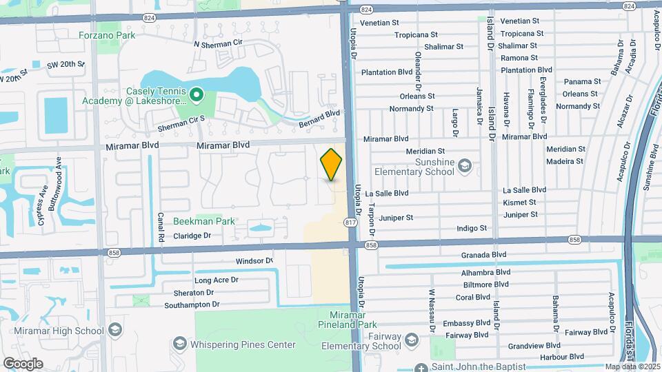 2832 SW 81st Ave Map and Location Details