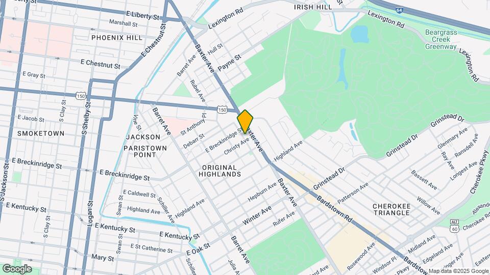 1529 Christy Ave Map and Location Details