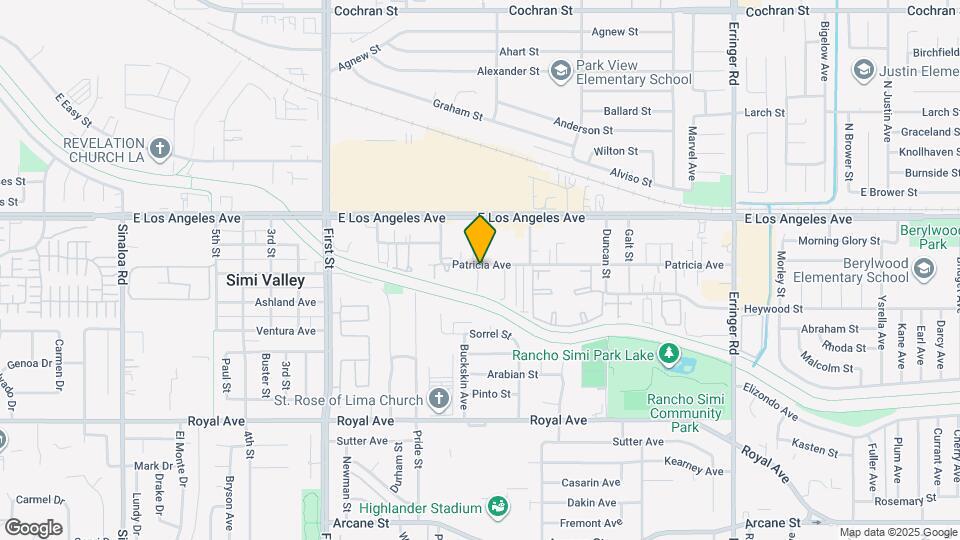 1378 Patricia Ave Map and Location Details