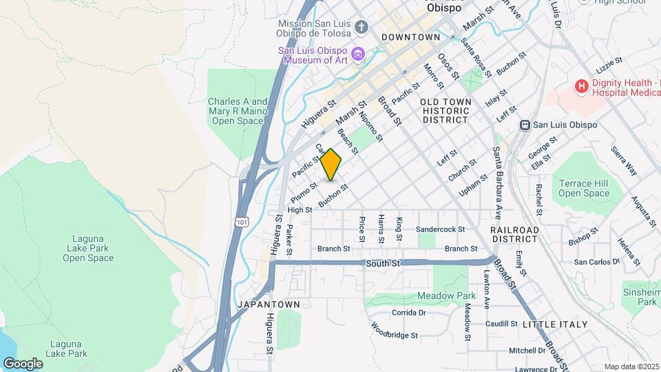 367 Pismo St Map and Location Details