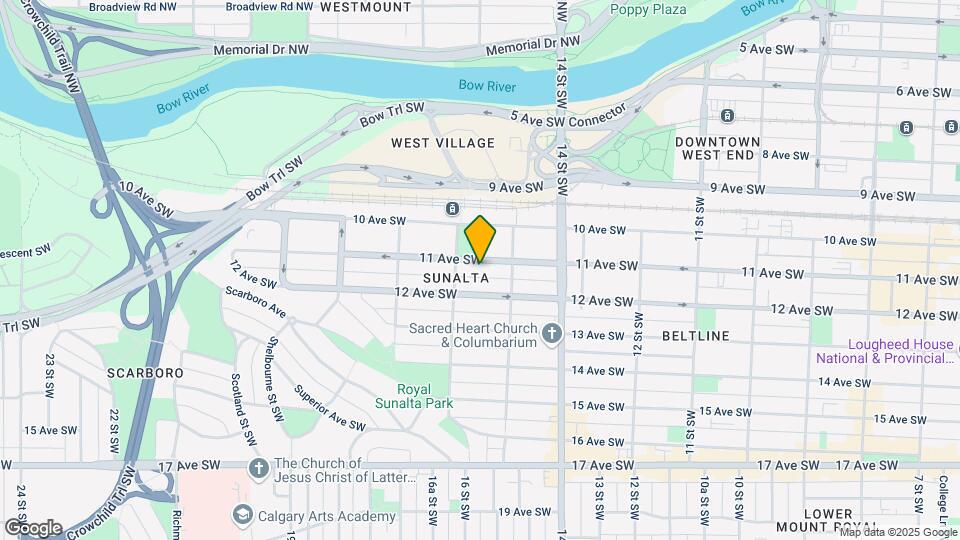 1621 11th Ave SW Map and Location Details