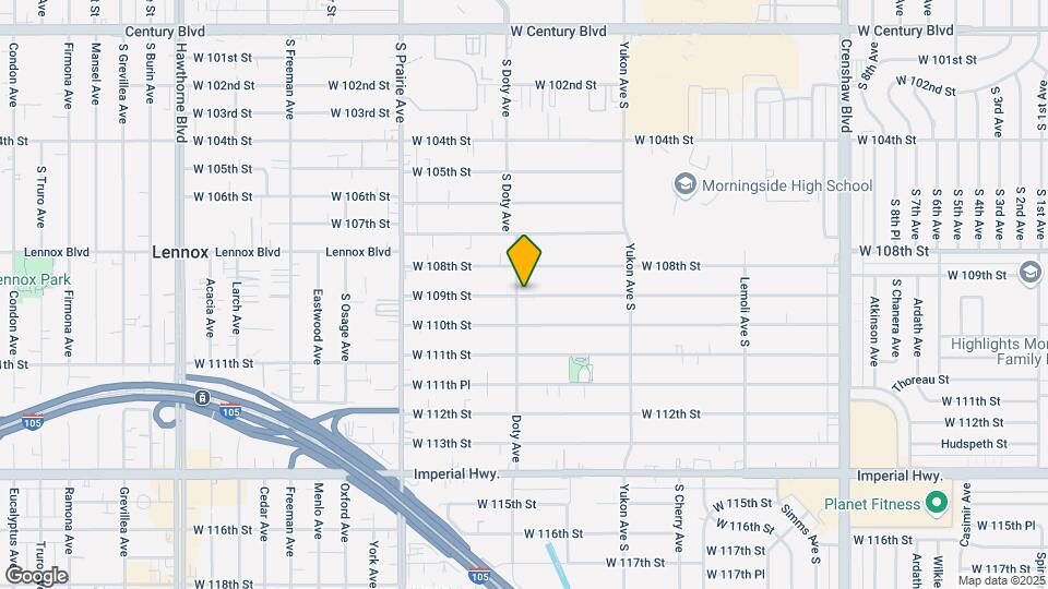 3745 W 109th St Map and Location Details