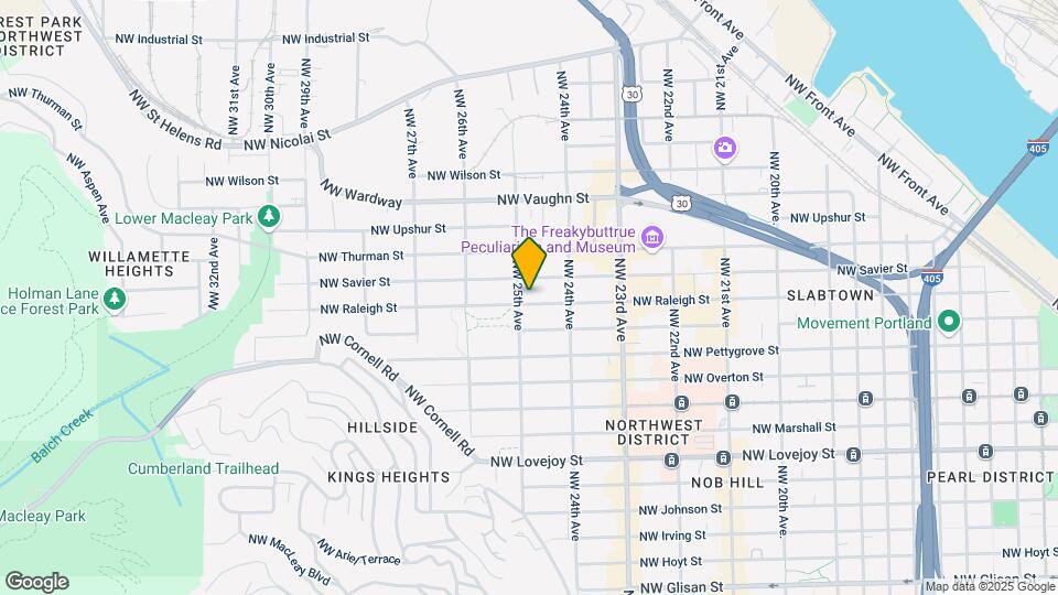 2475 NW Raleigh St Map and Location Details