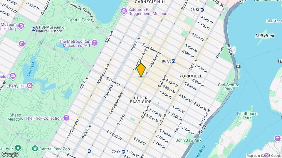 171 E 81st St Map and Location Details
