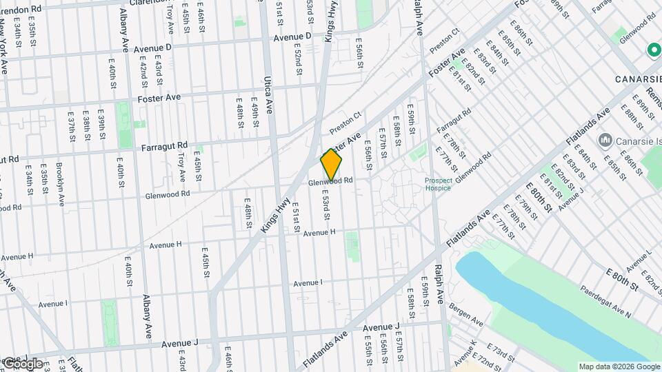 5306 Glenwood Rd Map and Location Details