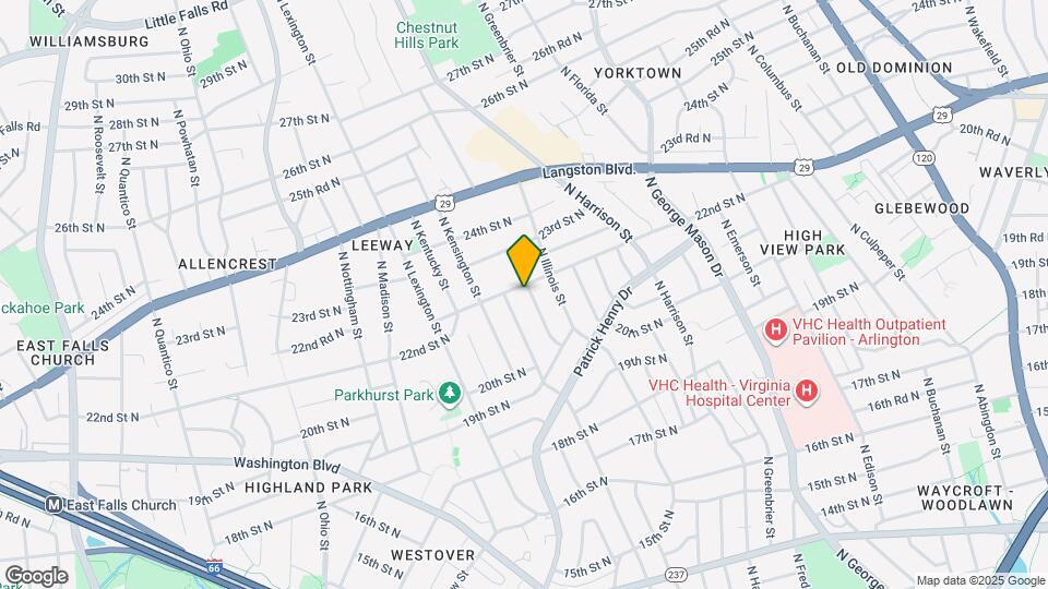 2104 N Jefferson St Map and Location Details