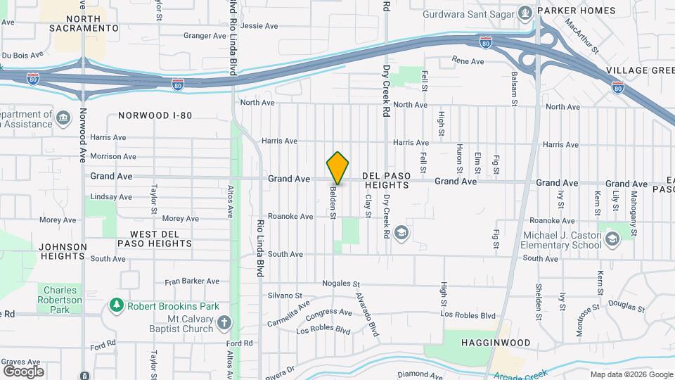 3732 Belden St Map and Location Details