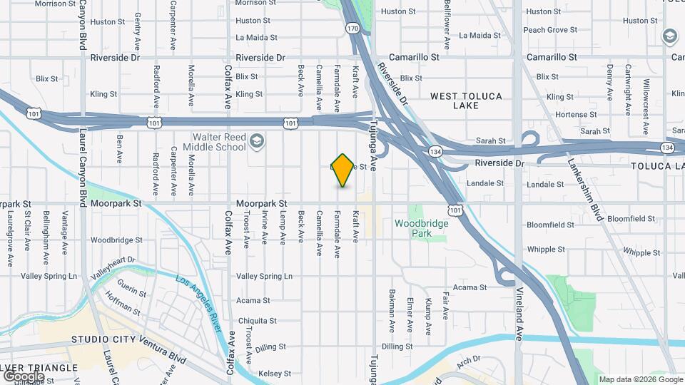 4418 Farmdale Ave Map and Location Details