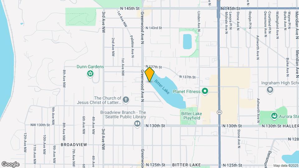 13426 Greenwood Ave N Mapa y Detalles de la Ubicación