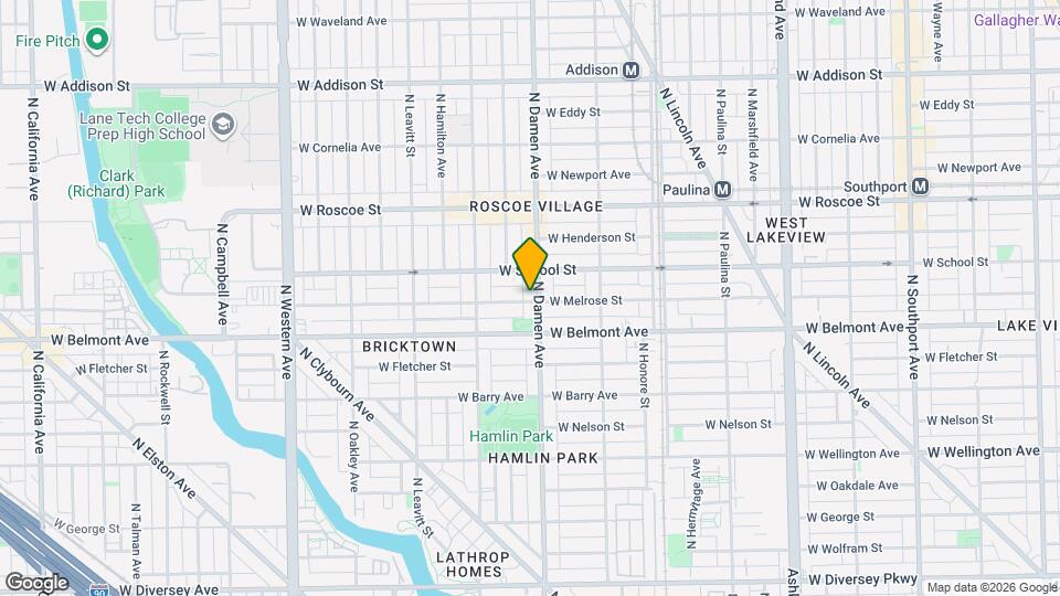 3243 N Damen Ave, Unit 4 Mapa y Detalles de la Ubicación