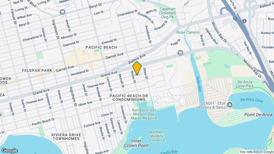 2121 Thomas Ave Mapa y Detalles de la Ubicación