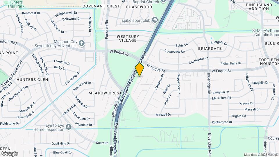 15718 Baybriar Dr Map and Location Details