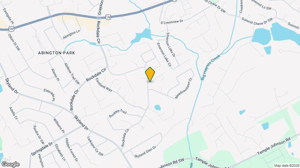 1890 Tree Brooke Ln Map and Location Details