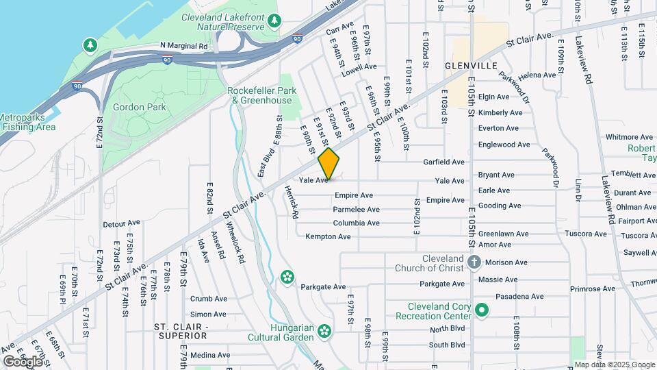 9024 Yale Ave Map and Location Details