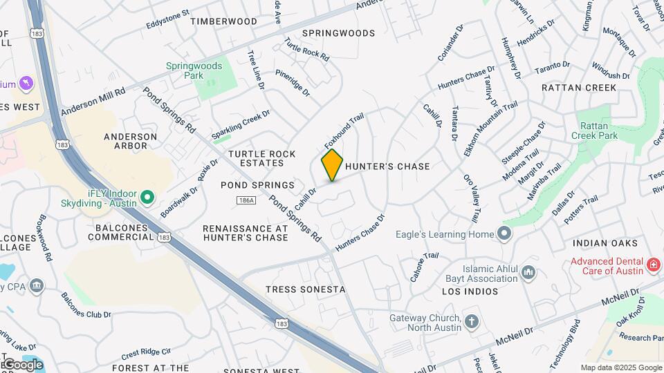 8501 Cahill Dr Mapa y Detalles de la Ubicación