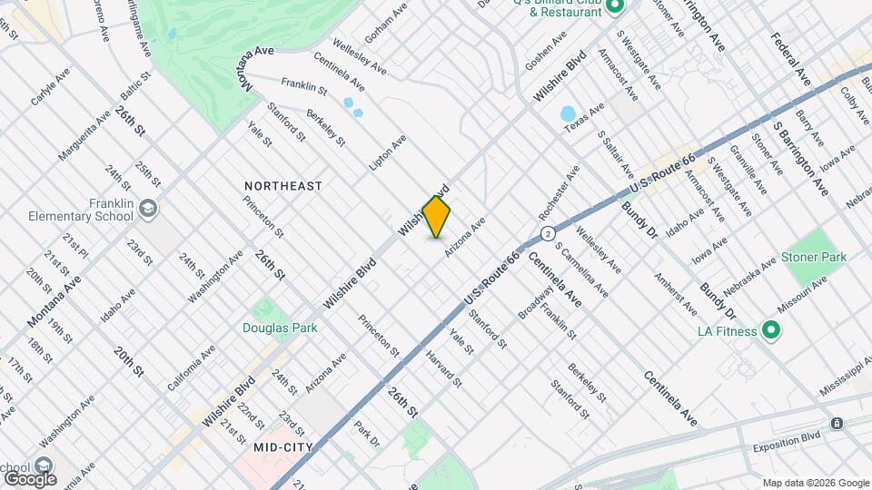 1242 Berkeley St Map and Location Details